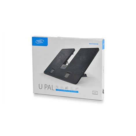 Deepcool | U-Pal | Notebook stand- cooler up to 19"" | Black - 16